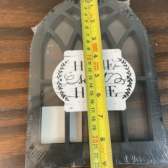 Welcome to Our Home Black Farmhouse Window Sign 6.5 By 9 - Picture 6 of 6